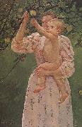 Mary Cassatt The Baby Reaching for  the apple china oil painting reproduction